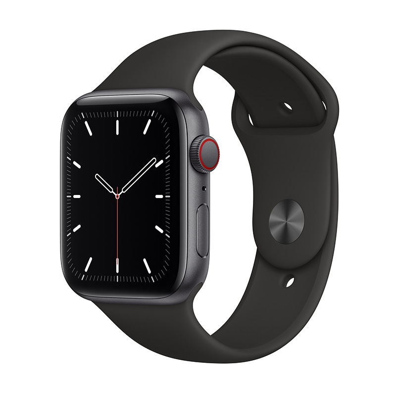 ساعت هوشمند اپل SE مدل 40 میلی متری با بدنه ی آلومینیومی خاکستری رنگ